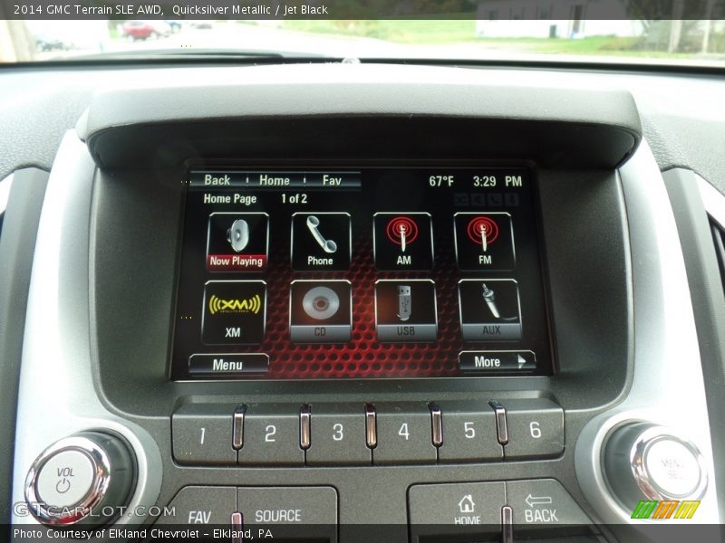 Quicksilver Metallic / Jet Black 2014 GMC Terrain SLE AWD