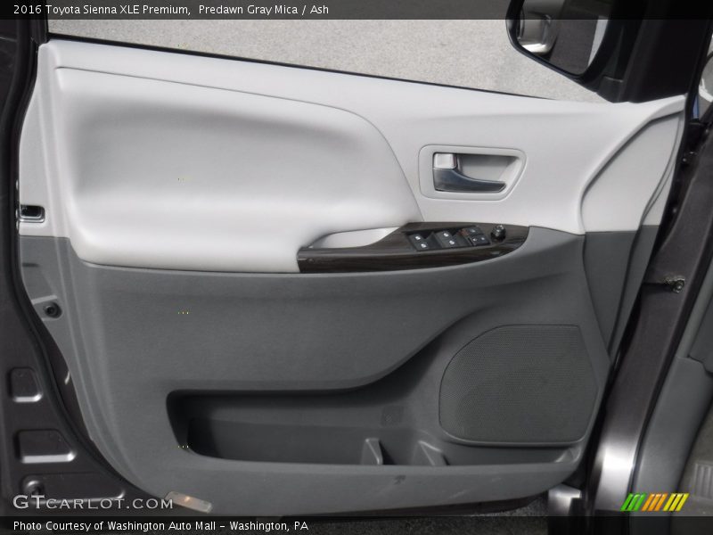 Predawn Gray Mica / Ash 2016 Toyota Sienna XLE Premium