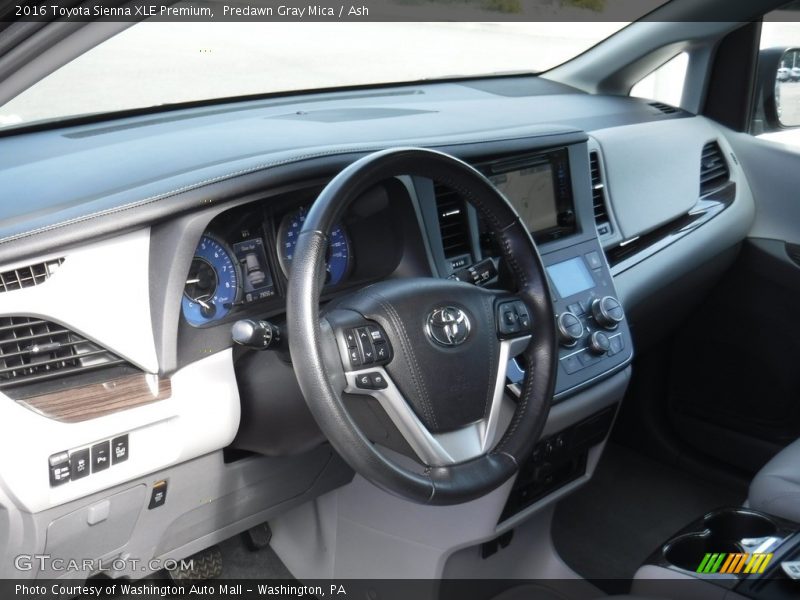 Predawn Gray Mica / Ash 2016 Toyota Sienna XLE Premium