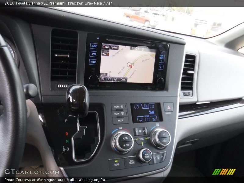 Predawn Gray Mica / Ash 2016 Toyota Sienna XLE Premium