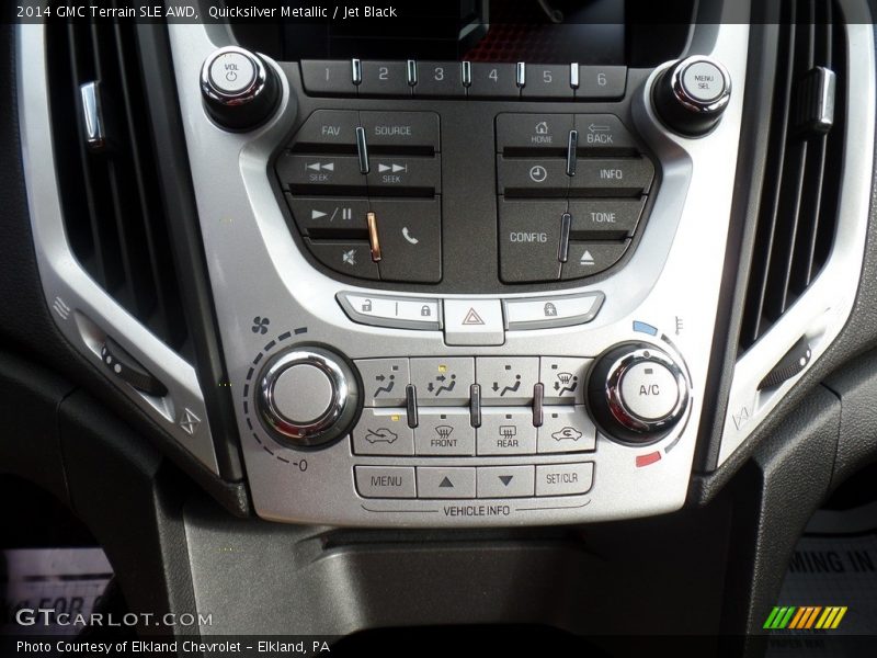 Quicksilver Metallic / Jet Black 2014 GMC Terrain SLE AWD