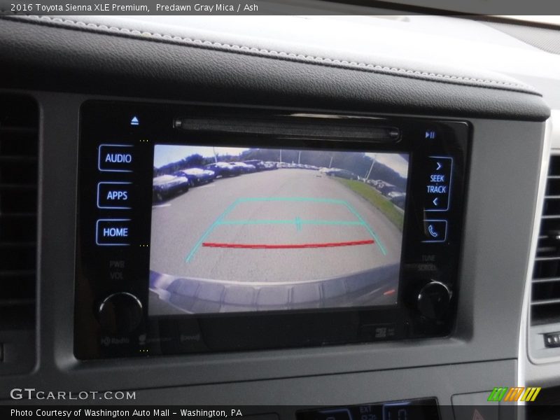 Predawn Gray Mica / Ash 2016 Toyota Sienna XLE Premium