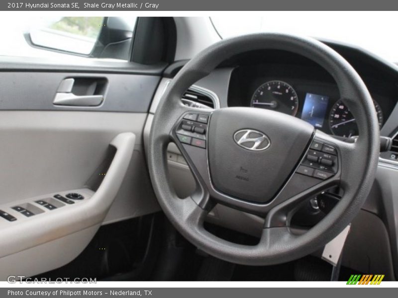 Shale Gray Metallic / Gray 2017 Hyundai Sonata SE