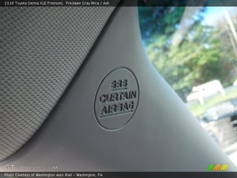 Predawn Gray Mica / Ash 2016 Toyota Sienna XLE Premium