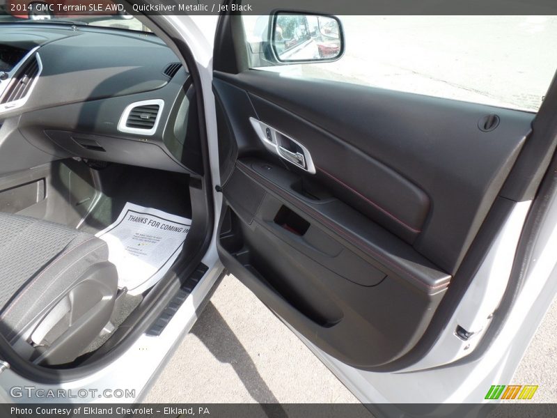 Quicksilver Metallic / Jet Black 2014 GMC Terrain SLE AWD
