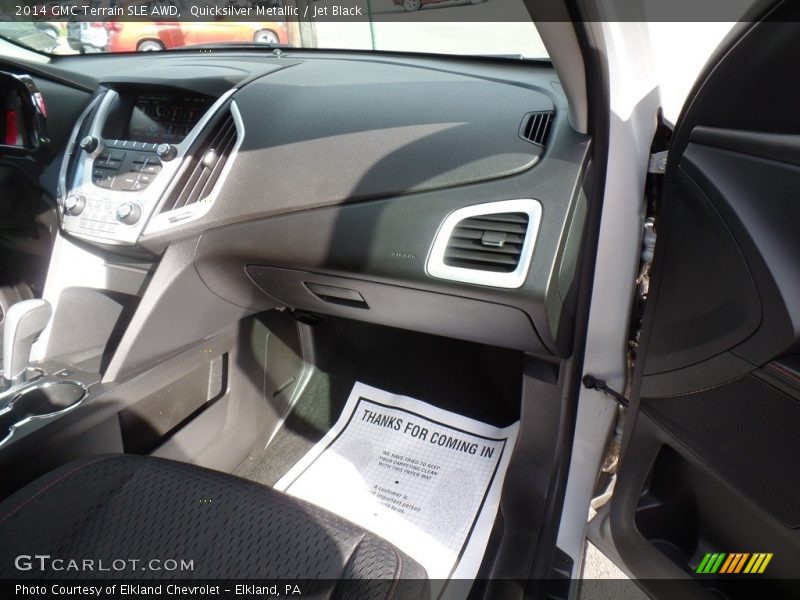 Quicksilver Metallic / Jet Black 2014 GMC Terrain SLE AWD