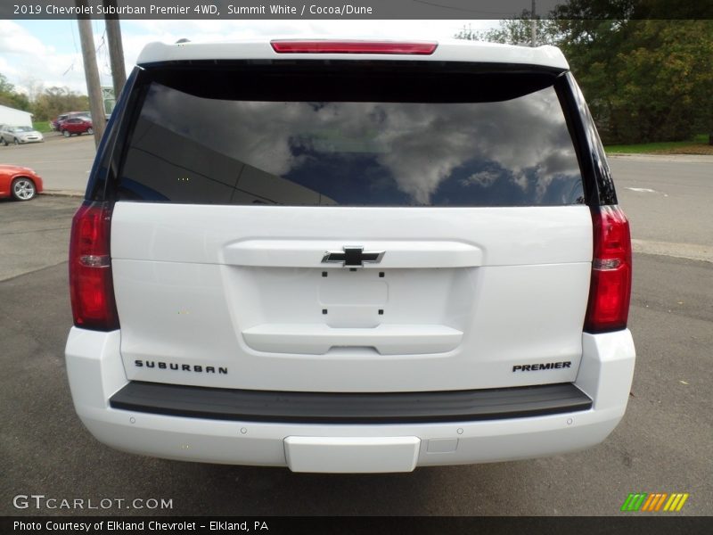 Summit White / Cocoa/Dune 2019 Chevrolet Suburban Premier 4WD