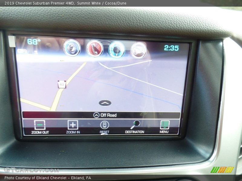 Summit White / Cocoa/Dune 2019 Chevrolet Suburban Premier 4WD