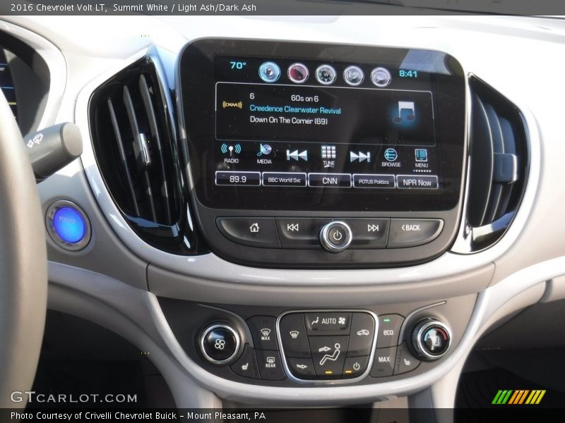 Summit White / Light Ash/Dark Ash 2016 Chevrolet Volt LT