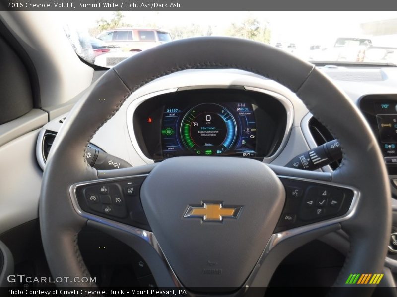 Summit White / Light Ash/Dark Ash 2016 Chevrolet Volt LT