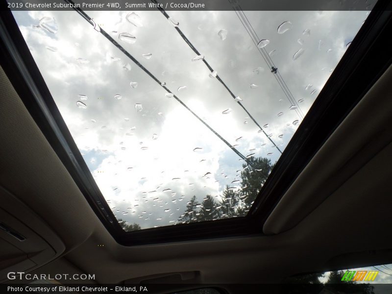 Summit White / Cocoa/Dune 2019 Chevrolet Suburban Premier 4WD