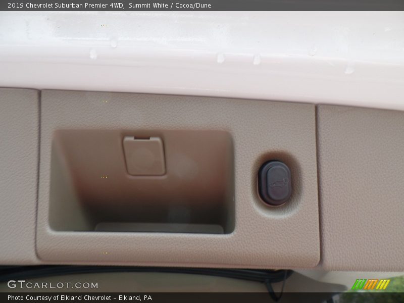 Summit White / Cocoa/Dune 2019 Chevrolet Suburban Premier 4WD