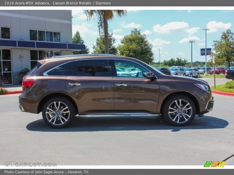 Canyon Bronze Metallic / Espresso 2019 Acura MDX Advance