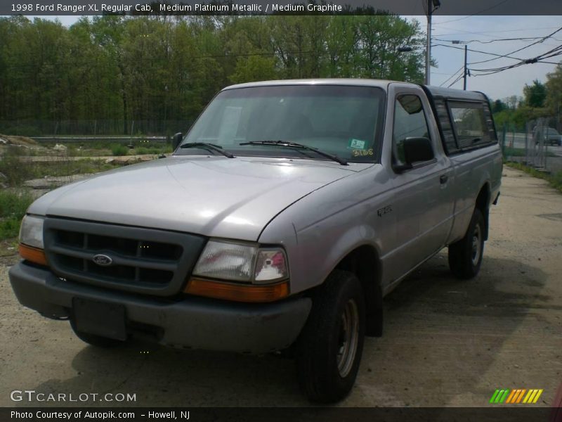 Medium Platinum Metallic / Medium Graphite 1998 Ford Ranger XL Regular Cab