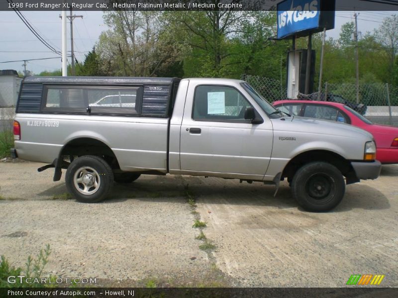 Medium Platinum Metallic / Medium Graphite 1998 Ford Ranger XL Regular Cab