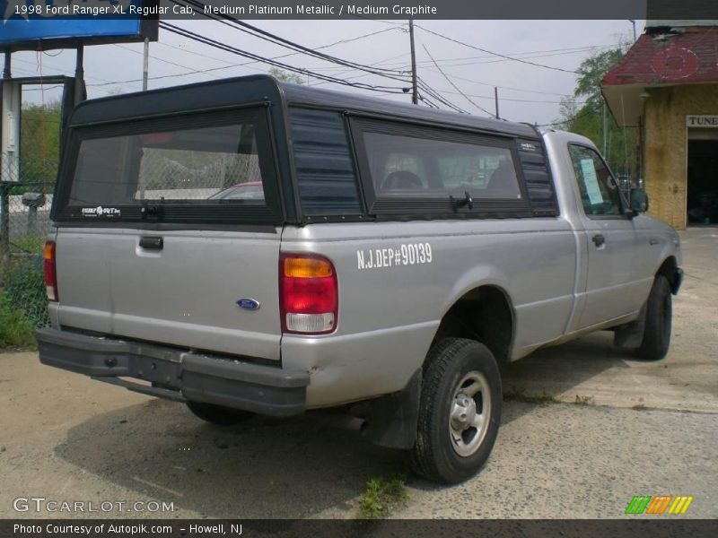 Medium Platinum Metallic / Medium Graphite 1998 Ford Ranger XL Regular Cab