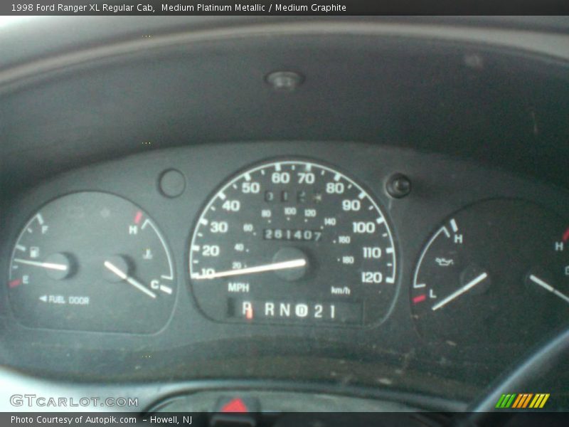 Medium Platinum Metallic / Medium Graphite 1998 Ford Ranger XL Regular Cab