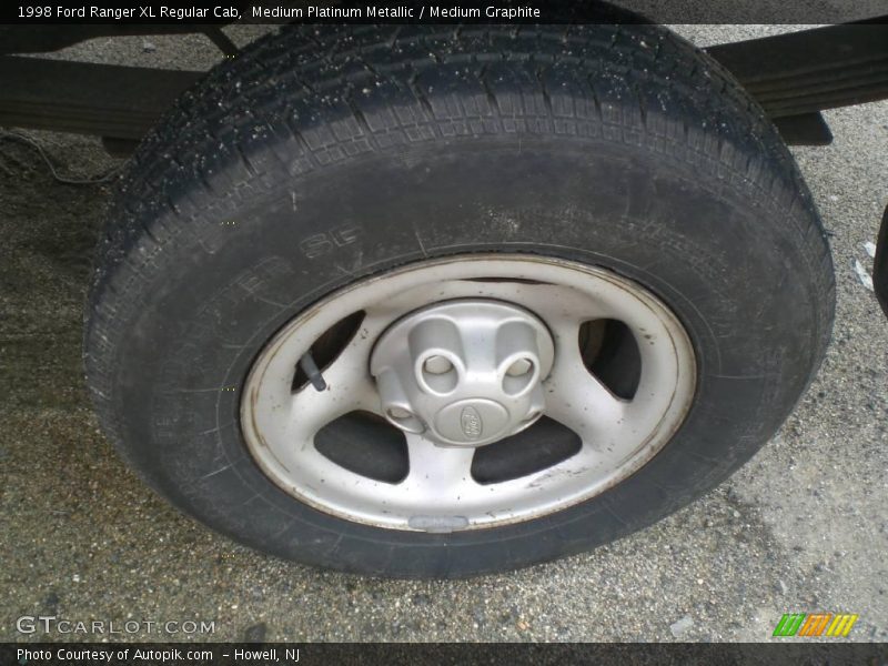 Medium Platinum Metallic / Medium Graphite 1998 Ford Ranger XL Regular Cab