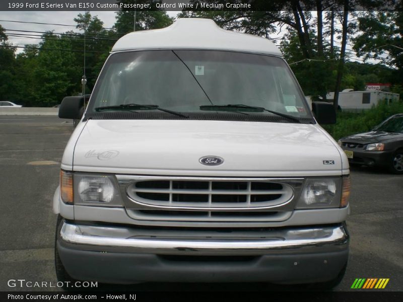 Oxford White / Medium Graphite 1999 Ford E Series Van E150 Custom Passenger