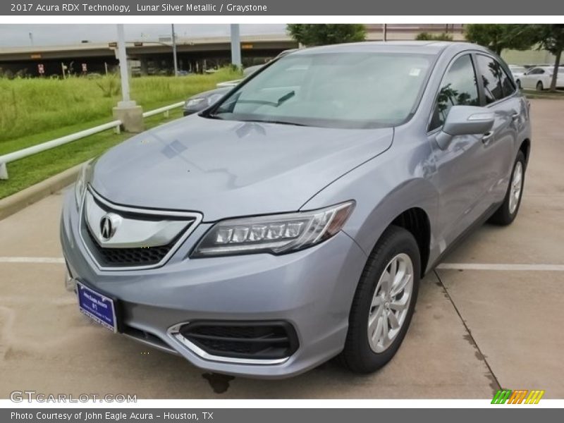 Lunar Silver Metallic / Graystone 2017 Acura RDX Technology