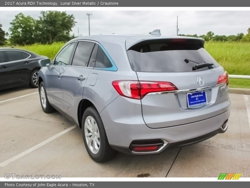 Lunar Silver Metallic / Graystone 2017 Acura RDX Technology