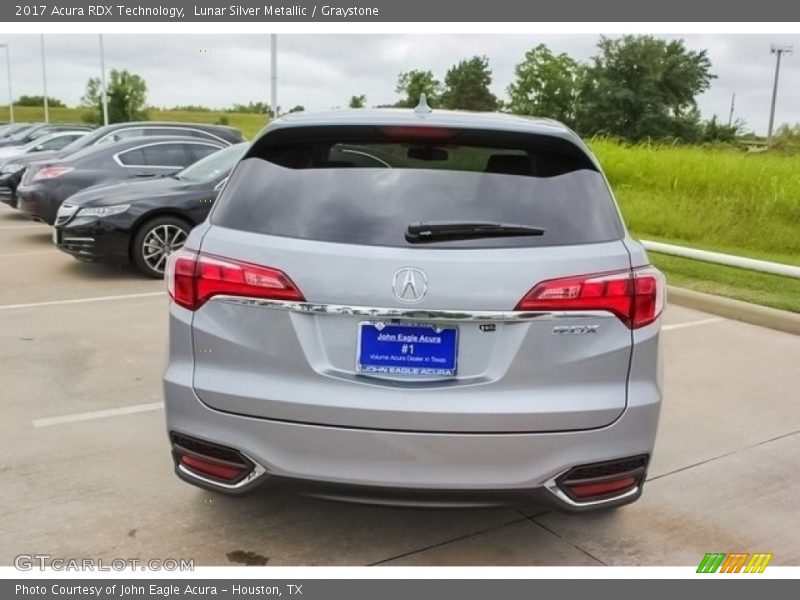 Lunar Silver Metallic / Graystone 2017 Acura RDX Technology