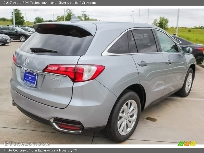 Lunar Silver Metallic / Graystone 2017 Acura RDX Technology