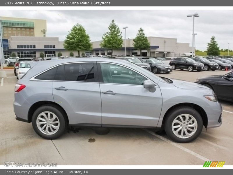Lunar Silver Metallic / Graystone 2017 Acura RDX Technology