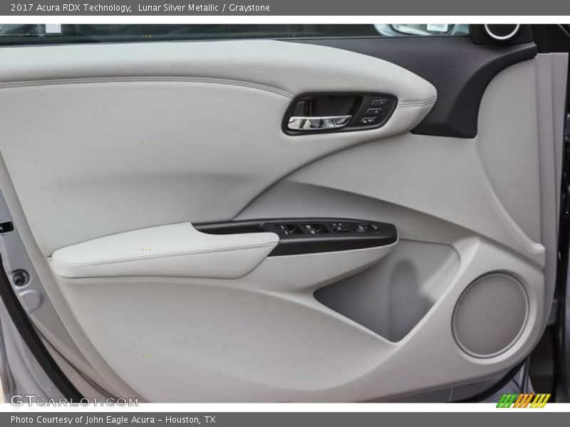Lunar Silver Metallic / Graystone 2017 Acura RDX Technology