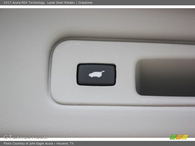 Lunar Silver Metallic / Graystone 2017 Acura RDX Technology