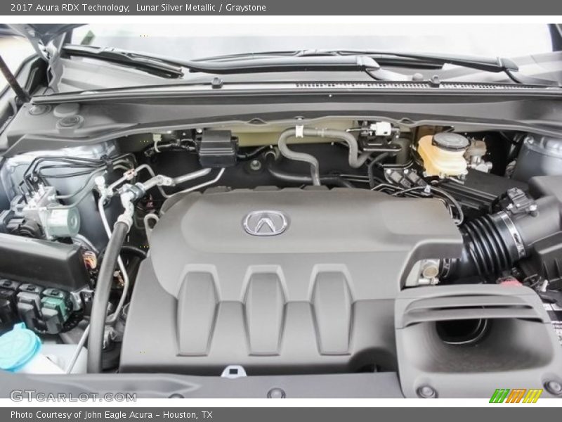 Lunar Silver Metallic / Graystone 2017 Acura RDX Technology