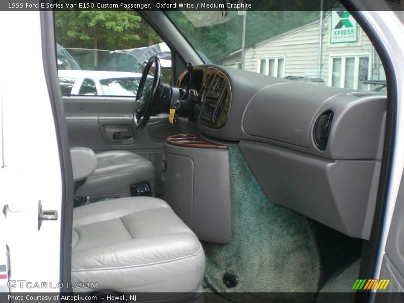 Oxford White / Medium Graphite 1999 Ford E Series Van E150 Custom Passenger