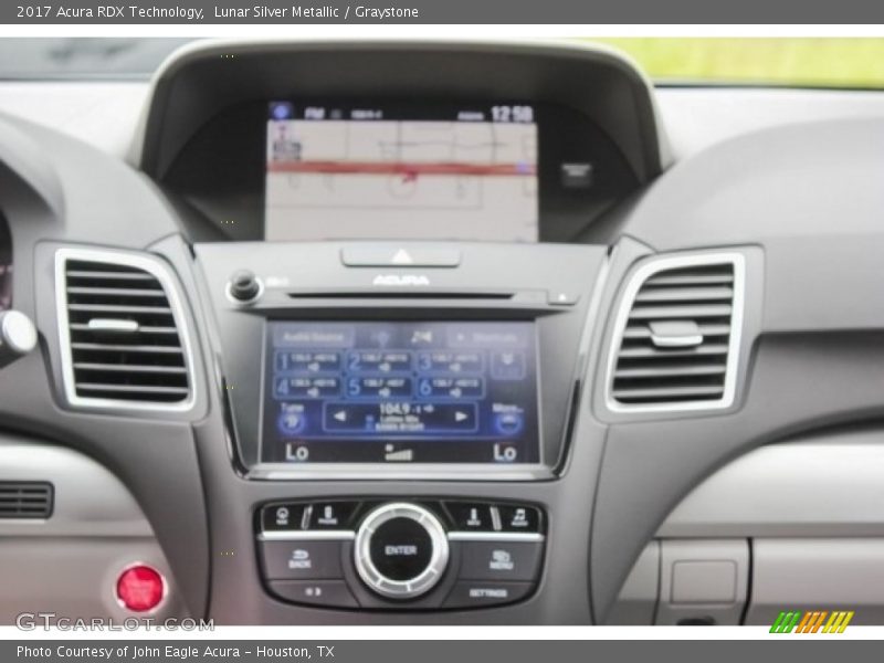 Lunar Silver Metallic / Graystone 2017 Acura RDX Technology
