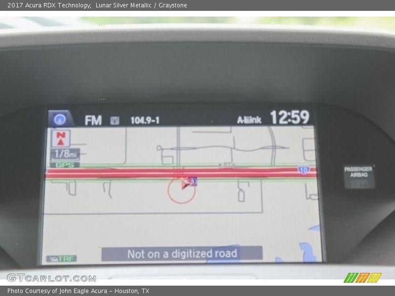 Lunar Silver Metallic / Graystone 2017 Acura RDX Technology