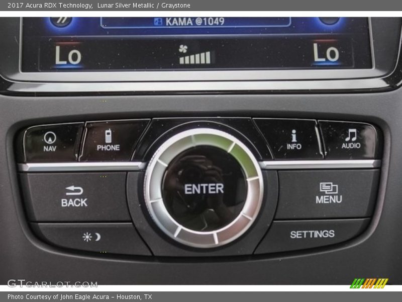 Lunar Silver Metallic / Graystone 2017 Acura RDX Technology