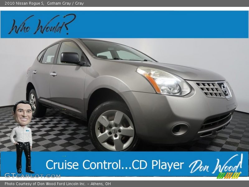 Gotham Gray / Gray 2010 Nissan Rogue S