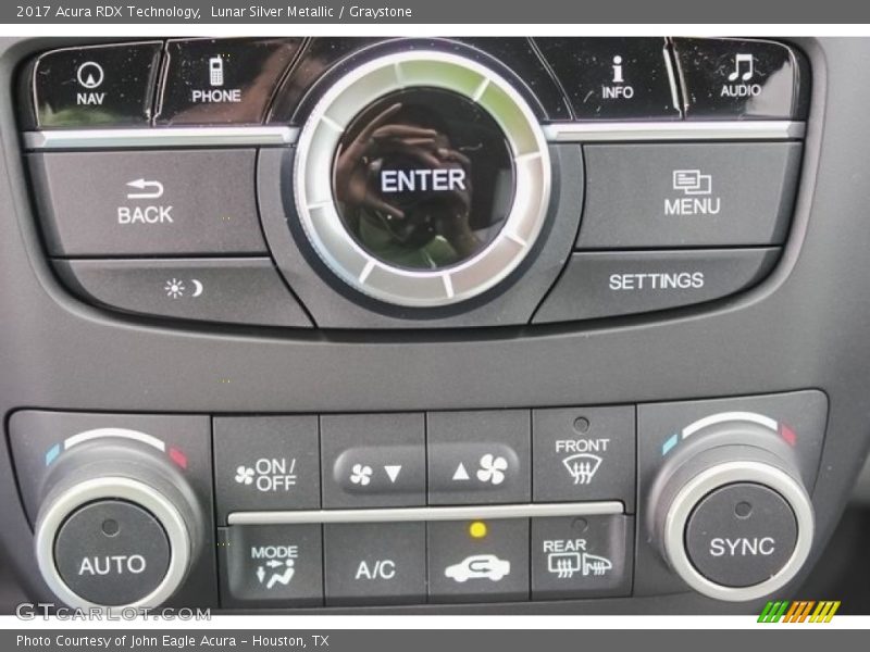 Lunar Silver Metallic / Graystone 2017 Acura RDX Technology