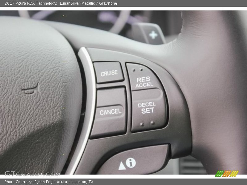 Lunar Silver Metallic / Graystone 2017 Acura RDX Technology
