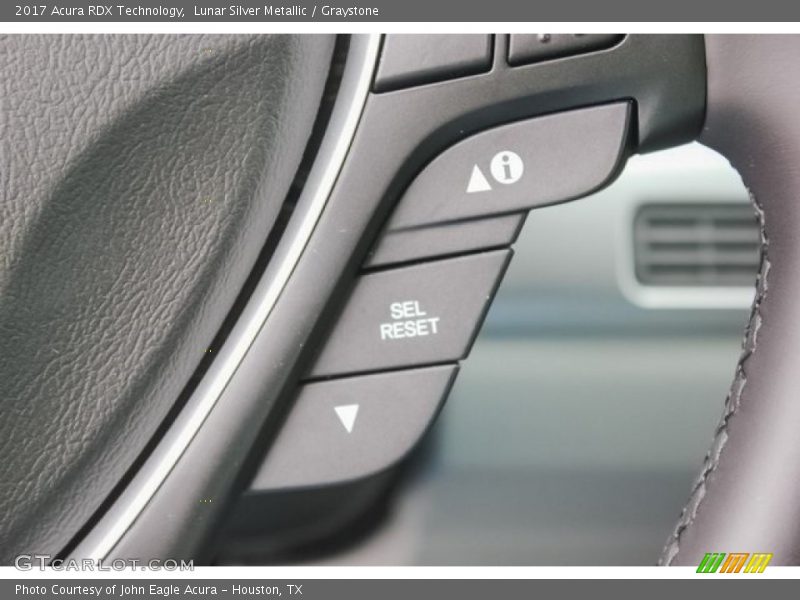Lunar Silver Metallic / Graystone 2017 Acura RDX Technology