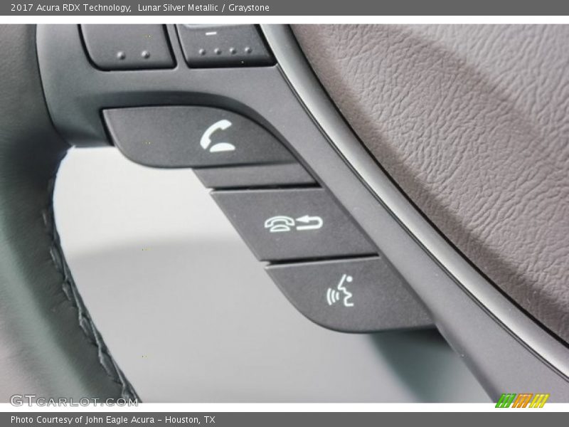 Lunar Silver Metallic / Graystone 2017 Acura RDX Technology