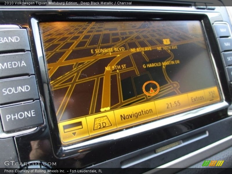 Deep Black Metallic / Charcoal 2010 Volkswagen Tiguan Wolfsburg Edition