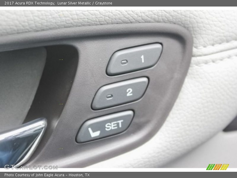 Lunar Silver Metallic / Graystone 2017 Acura RDX Technology