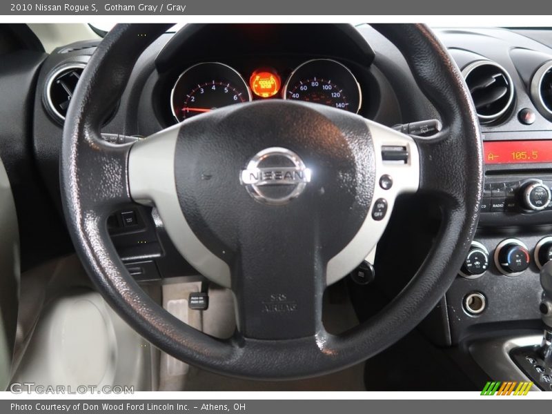 Gotham Gray / Gray 2010 Nissan Rogue S