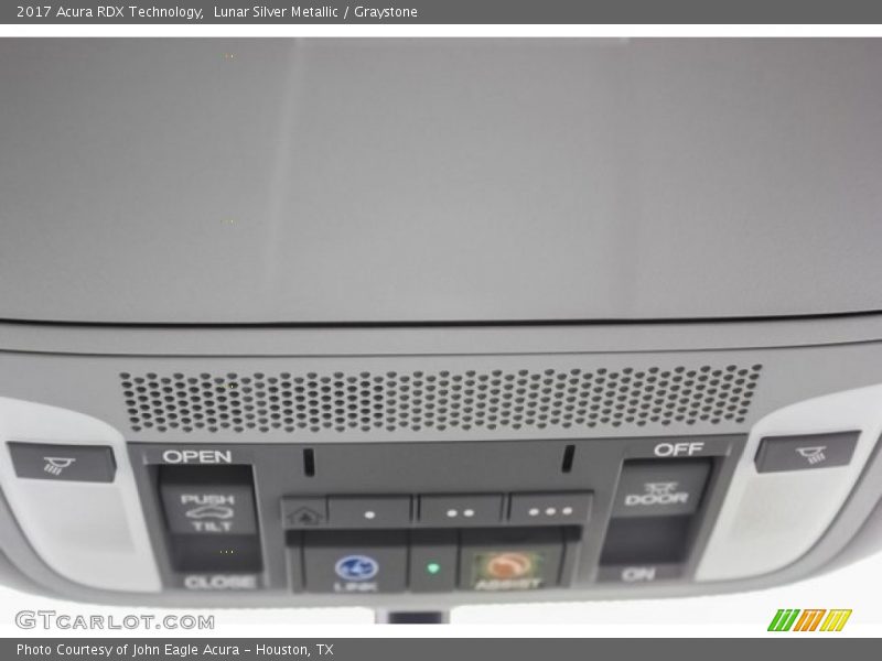 Lunar Silver Metallic / Graystone 2017 Acura RDX Technology