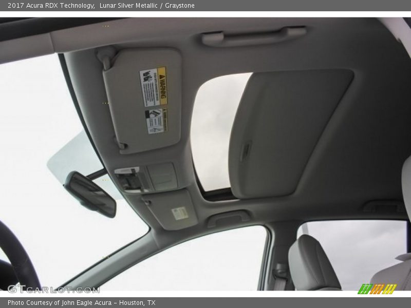 Lunar Silver Metallic / Graystone 2017 Acura RDX Technology