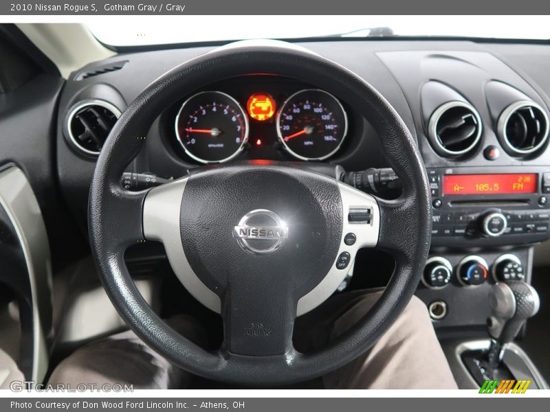 Gotham Gray / Gray 2010 Nissan Rogue S