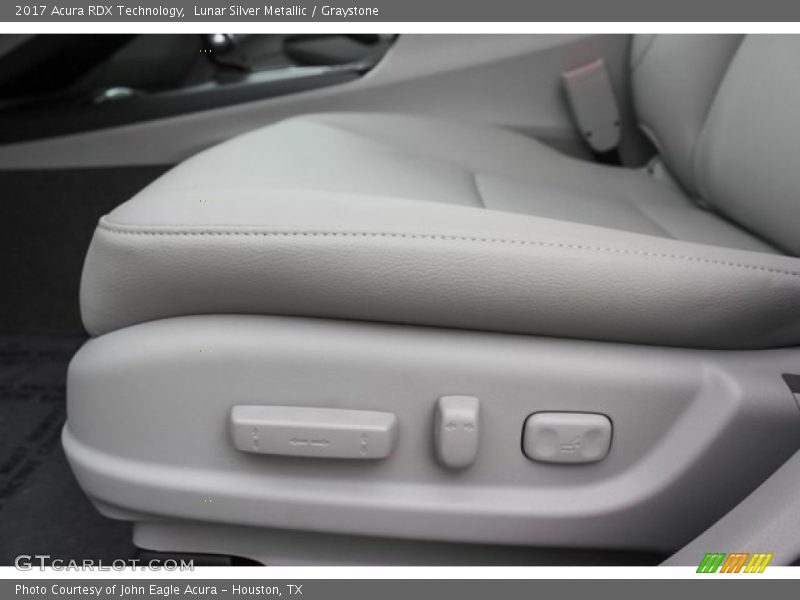 Lunar Silver Metallic / Graystone 2017 Acura RDX Technology
