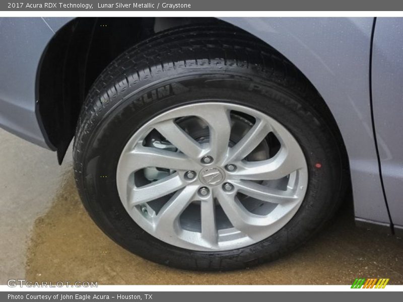 Lunar Silver Metallic / Graystone 2017 Acura RDX Technology