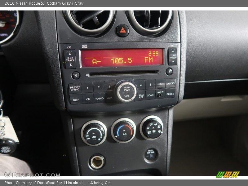 Gotham Gray / Gray 2010 Nissan Rogue S