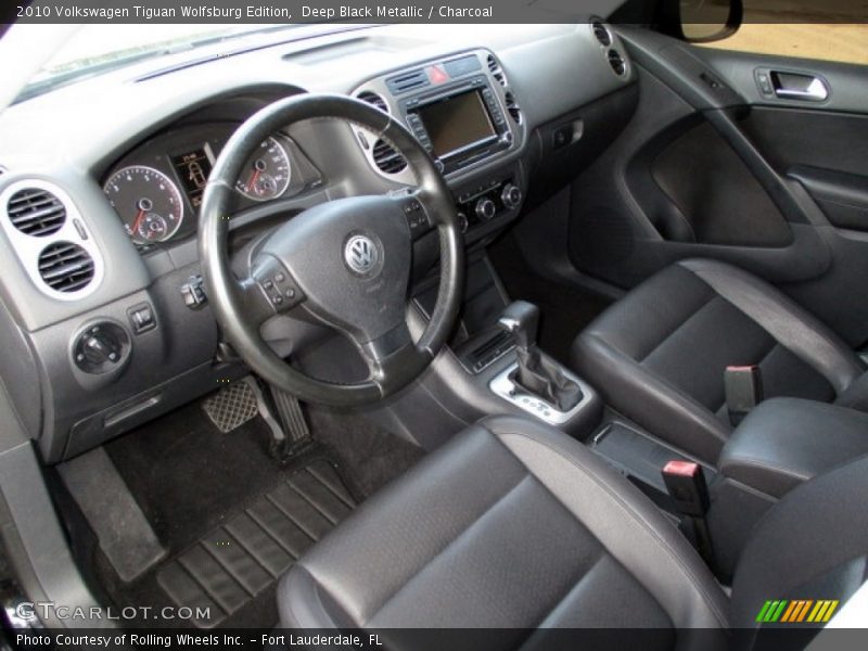 Deep Black Metallic / Charcoal 2010 Volkswagen Tiguan Wolfsburg Edition